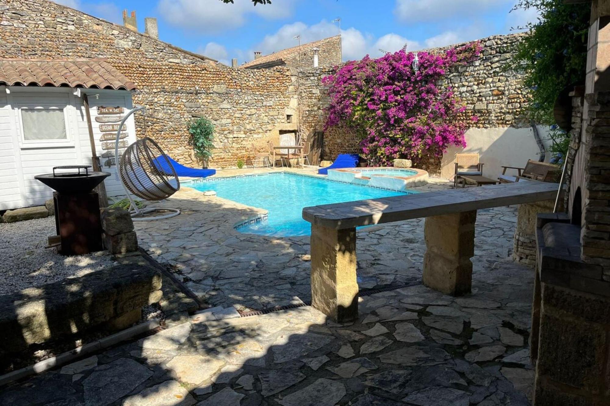 Casa Angel -Villa bohème avec piscine et clim ! Vauvert Extérieur photo
